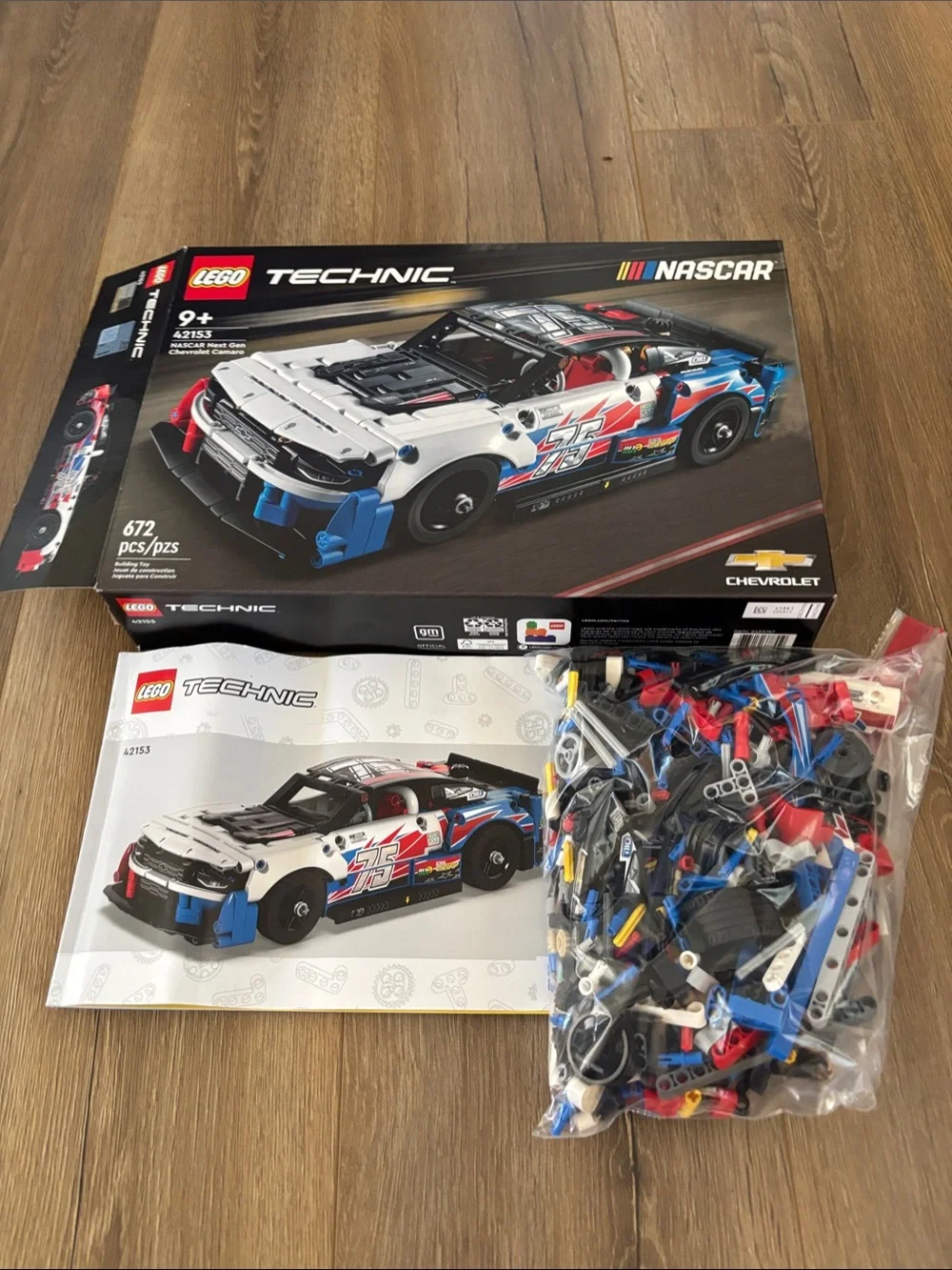 LEGO Technic Chevrolet NASCAR Race Car - White/Blue/Red/Black